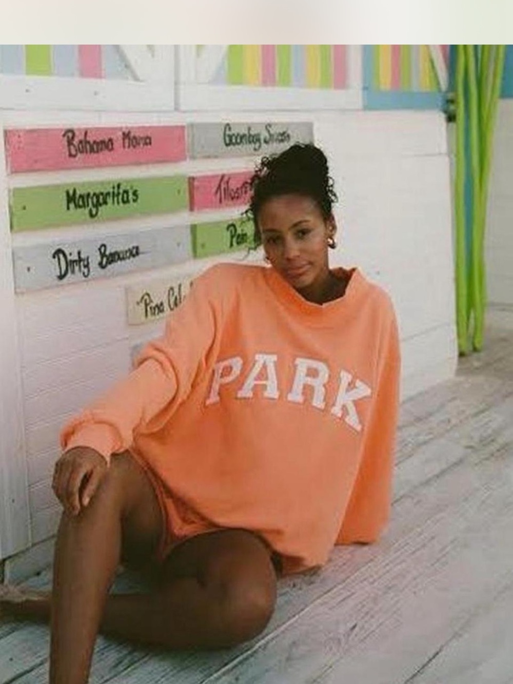 Parke Creamsicle Mockneck Sweatshirt